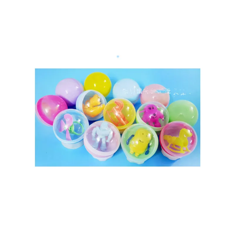 Fabrika ucuz fiyat yüksek kalite 45mm kapsül topları yumurta gacha oyuncak ile hediye kapsül otomat