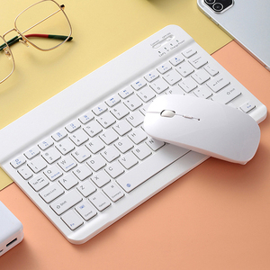 Combo de ratón y teclado inalámbrico BT para Apple Teclado iPad Xiaomi Samsung Tablet Teclado inalámbrico para Android IOS Windows - Product Image 2