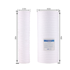 Elemento de filtro enrollado PP de 10*4,5 pulgadas, filtración de solución química, elemento de filtro industrial adecuado para filtración de sedimentos - Product Image 5