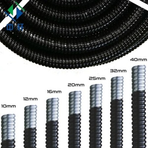 High Flexibility &amp; Abrasion Resistant Corrosion Resistant PVC Coated Metal Flexible Conduit <strong>Hose</strong> <strong>Cable</strong> for Machinery Protection - Product Image 1