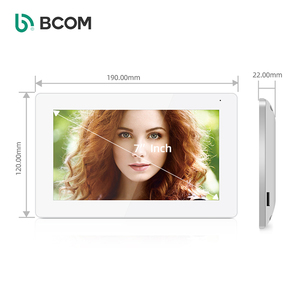 Sistema de estación de teléfono de puerta de intercomunicador de audio y video con cable para uso de apartamentos múltiples - Product Image 6