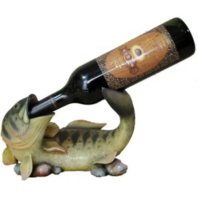 Porte-bouteille de vin en résine polyrésine, 1 pièce, nouveauté, porte-vin animal, personnalisé