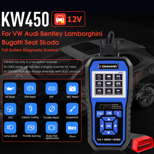 Konnwei KW450 Europa Auto OBD2 OBD II Scanner Auto Voll system Scanner ECU Programmierung Codierung Diagnose scanner