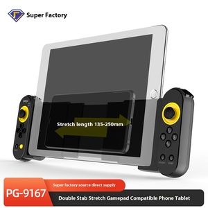 PG-9167 Dual Thumbs ticks Mobile Game Controller Stretch Bluetooth Wireless Android IOS Direkt verbindung PUBG King Glory PS4 PC - Product Image 2