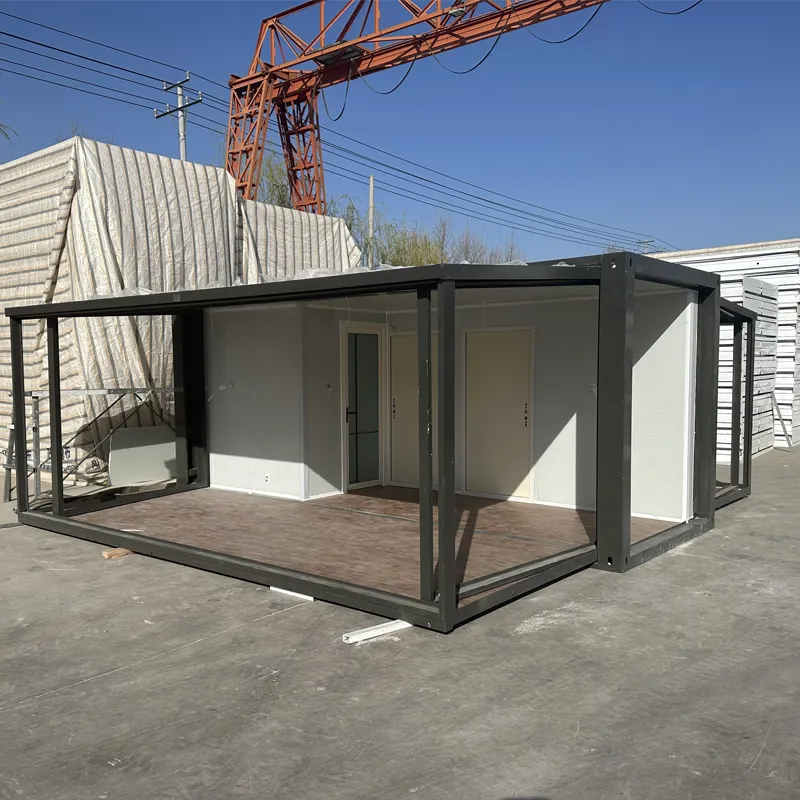 Giantsmade-casa prefabricada Industrial, remolque Modular de lujo, contenedor expandible de 40 pies, con baño, China