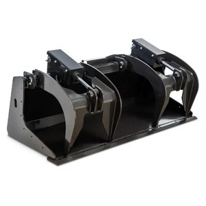 耐用的重型牙根附件废料抓斗牙根耙抓斗，用于清除刷子 - Product Image 3