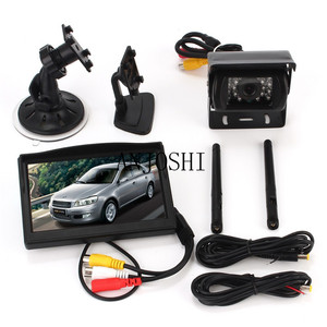 Wireless 5 Inch Car Rearview <strong>Mirror</strong> with Monitor for 170 Angle Vehicle Rear View Backup Camera HD TFT LCD Parking System Screen - Product Image 5