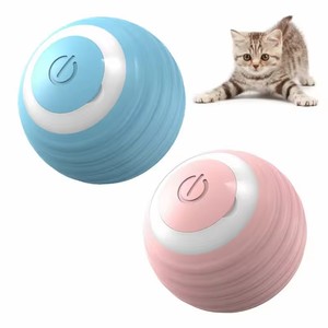 Smart Rechargeable Electric <strong>Catnip</strong> Ball Toy Durable Wood Interactive Pet Toy With Automatic Gravity <strong>Rolling</strong> for <strong>Cats</strong> and Dogs - Product Image 2