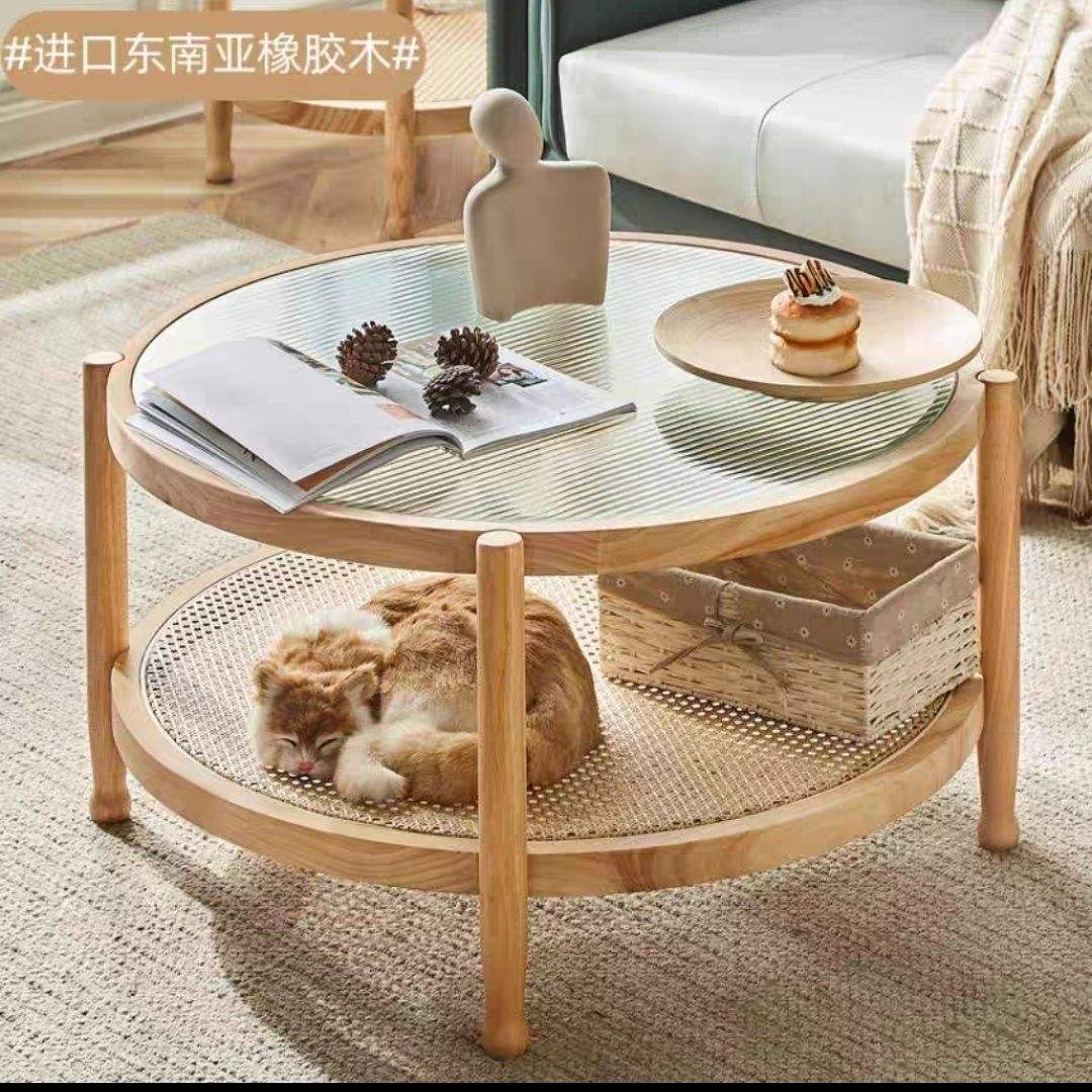 Couleur bois naturel, diamètre 80 mm, hauteur 45 mm