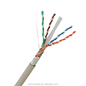 Cable de red de buena calidad Stp Cat5E CAT 6A Cat6a Exterior 305m Utp cat6A Cable Lan para redes - Product Image 1