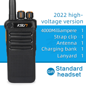 KSUN-sistema de intercomunicación inalámbrico ODM OEM, alta potencia, 10W, Voki Toki, portátil, UHF, Radio bidireccional, profesional, Walkie Talkie de largo alcance - Product Image 4