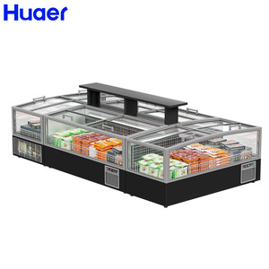 Trung Quốc đôi cửa ngực Tủ đông toàn cảnh thịt butchery hiển thị tủ đông để bán - Product Image 4