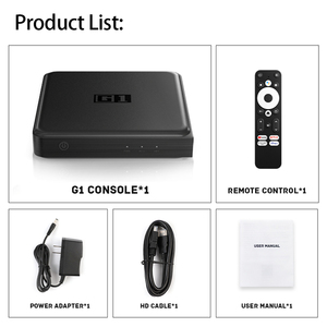 Sıcak Kleincool <span class=keywords><strong>G1</strong></span> TV kutusu S905x4 Google sertifikalı oyun TV kutusu 4GB 32GB Android 11 ATV OS WIFI Set Top BOX 4k akıllı TvBox