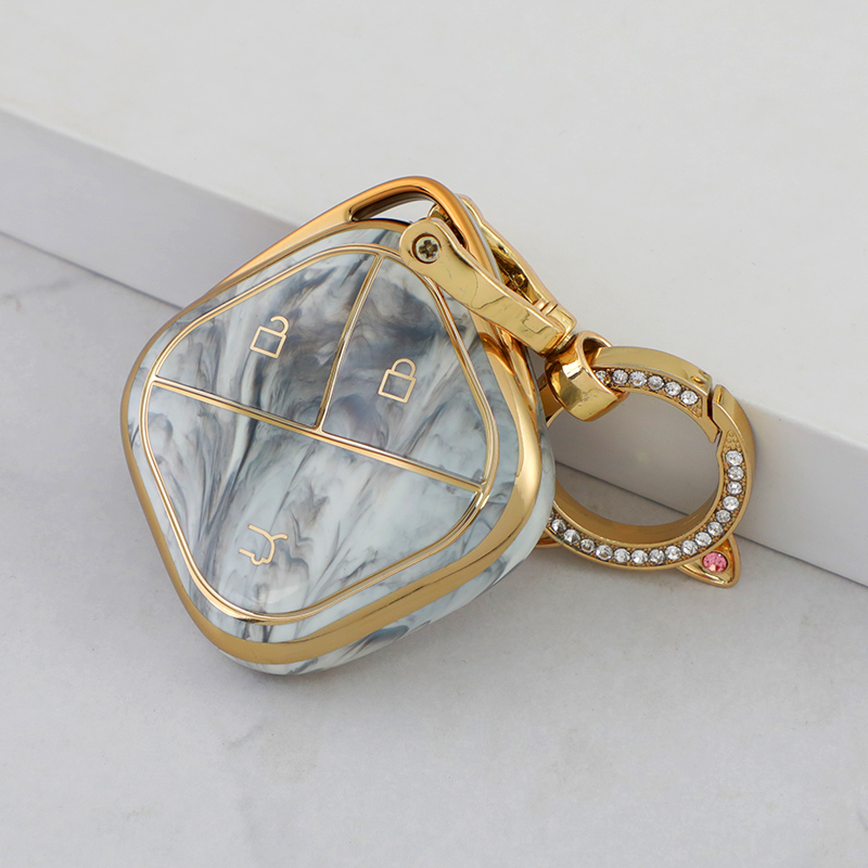 Gray+Key Ring
