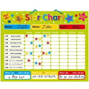 Carta di ricompensa magnetica per bambini con riconoscimento di autodisciplina per bambini - Product Image 1