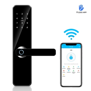 Fernbedienung Smart Türschloss Home Hotel Finger abdruck Digitale Tastatur Touchscreen-Konnektivität Aluminium tür - Product Image 4