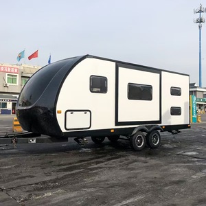 Beautiful FRP RV Campers Trailer with Integrated Solar System Shower and <strong>Caravan</strong> Air Conditioning for Vehicle Use - Product Image 2