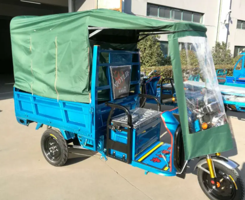 tricycle with front cabin \ rain cover made in China