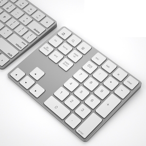 Teclado numérico Original para una mano, teclado inalámbrico de Material Abs portátil de tamaño pequeño
