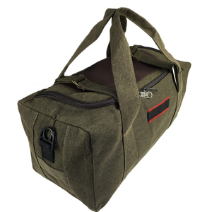 Çevre dostu 1680D tuval ağır XXL kare dikiş logosu ile kolu seyahat kanvas spor çantası güçlendirmek - Product Image 3