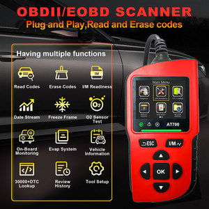 2025新的自动诊断工具读取和清除故障代码AT700 OBD2扫描仪DTC查找扫描仪即插即用数据流