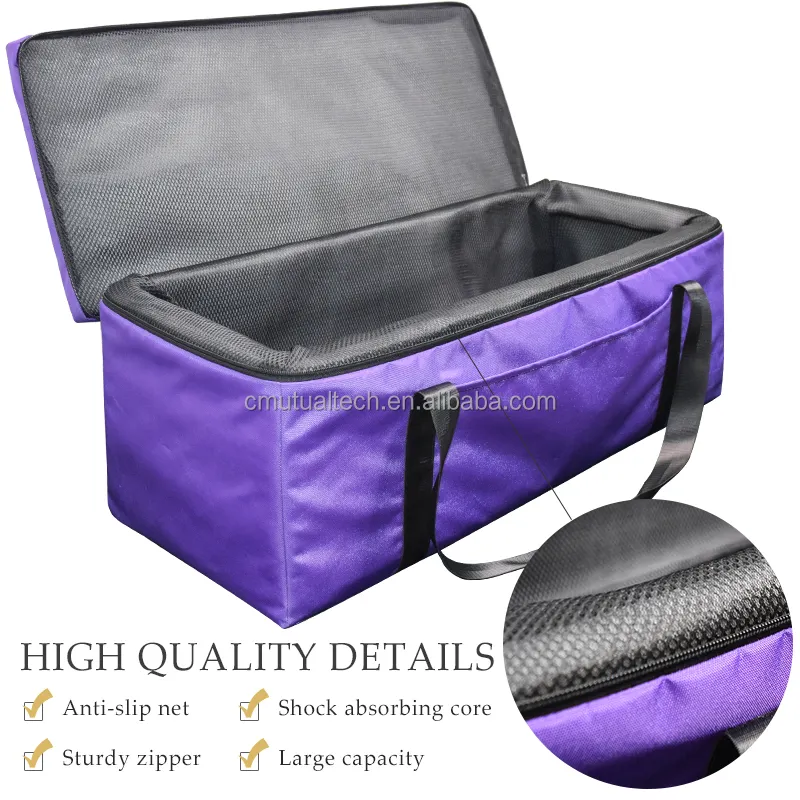 Hot Q're heavy duty singing bowl case travelling carry bag for crystal singing bowl safety portable carrying case