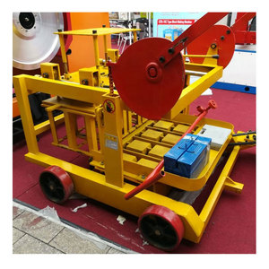 Máquina de fabricación de bloques diésel, QM4-45, máquina de bloques de capa de huevo móvil - Product Image 1