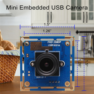 ELP高速640*480 120fps 2MP 1080P微型CMOS传感器高清USB摄像头模块 - Product Image 3