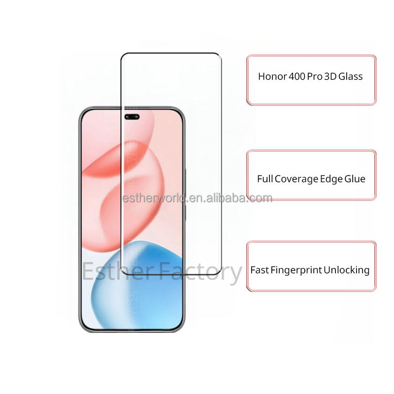 Verre trempé 3D noir