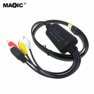 <strong>USB</strong> <strong>Video</strong> Capture Adapter Cable S-<strong>Video</strong> Composite <strong>to</strong> <strong>USB</strong> 2.0 SD <strong>Video</strong> Capture Device Cable <strong>Analog</strong> <strong>to</strong> Digital Converter for Media - Product Image 2