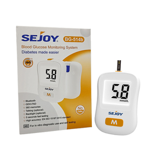 Sejoy glikoz monitörü kiti dijital glukometre kan şekeri test kiti - Product Image 1