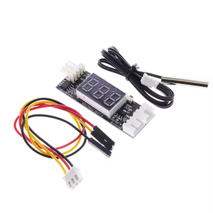 DC 12V Display digitale PWM regolatore di velocità a 4 fili di controllo On/Off con la temperatura 3A supporto di componenti elettronici - Product Image 1