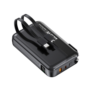 3in1 AC plug 20000mah fonte de alimentação de grande capacidade LED <span class=keywords><strong>display</strong></span> <span class=keywords><strong>digital</strong></span> PD 22.5W banco de carregamento do telefone móvel