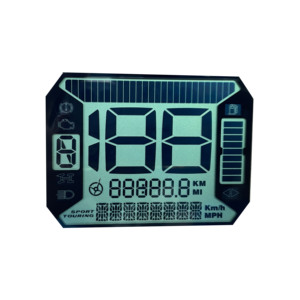 LCD-Hersteller kunden spezifisch TN STN HTN FSTN VA Positiv 7 Segment Digit Mono LCD-Bildschirm modul Für Thermometer - Product Image 1