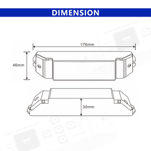 Controlador de pantalla TFT LCD de 12-24V CC, estándar de 12-24V, atenuador LED de programación direccionable, estándar de 12/2009, 1 unidad, 1 unidad