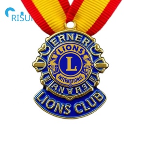 Sản Xuất Tùy Chỉnh Từ Thiện Quốc Tế Sư Tử Câu Lạc Bộ Huy Chương Medalla Huy Chương Giải Thưởng Tùy Chỉnh Sư Tử Câu Lạc Bộ Huy Chương - Product Image 4