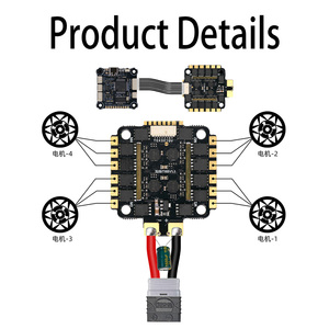 Venta caliente F405 controlador de vuelo 30x30 FPV Tower ESC Stack 65A 4IN1 ESC V2 Black Box registro de datos Racing Drone Accesorios - Product Image 5