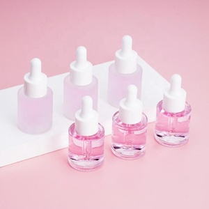 Flat Shoulder Essential Oil <strong>Bottle</strong> 10ml <strong>15ml</strong> 20ml 30ml 50ml <strong>Empty</strong> Skin Care Serum Cuticle Oil Glass 10ml <strong>Dropper</strong> <strong>Bottle</strong> - Product Image 1