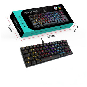 Piezas de PC portátil Teclado tipo C 104 Key Feel RGB LED Retroiluminado Gaming Keycap Teclados de computadora mecánicos