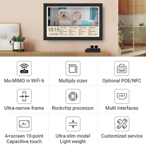 Calendario inteligente Android 13 Tablet con RJ45 POE 4GB de memoria WiFi Cámara para calendario familiar Pantalla de publicidad Nuevo diseño - Product Image 3