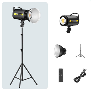 MM8820 bi-renk 300W kısılabilir LED ışık 3200k-5700k fotoğraf stüdyosu aydınlatma uzaktan kumanda makyaj dolgu lambası Video kamera kullanımı - Product Image 4