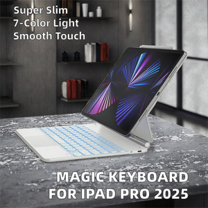 智能魔术键盘适用于iPad Pro 2025新产品带USB接口黑色开关英语 - Product Image 3