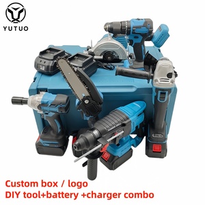 YUTUO <strong>2025</strong> New 2.6Ah 3Ah Battery Powered 6pcs 6 in 1 DIY Household Cordless Brushless Hard case Box Set Electric <strong>Tool</strong> Combo <strong>Kit</strong> - Product Image 3