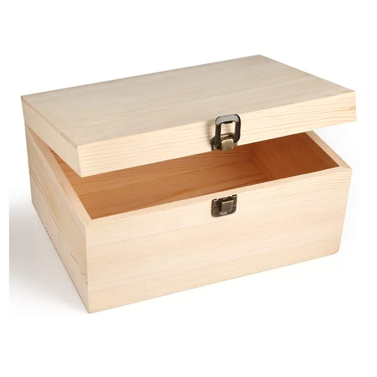 Caja de almacenamiento china de madera, organizador personalizado de alta calidad