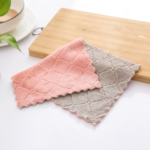 OEM ve ODM mikrofiber temizlik bezi yapışmaz yıkama bez silme emici mutfak yağı yıkama temizlik bezi - Product Image 6
