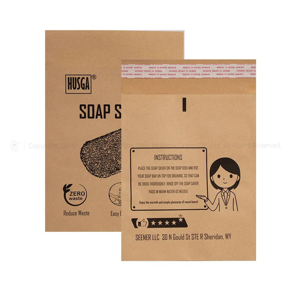 Enveloppes d'emballage de documents kraft en papier postal sac d'expédition auto-ashesibe