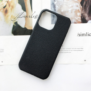 批发厂家定制真皮卵石纹手机套iPhone 13 14定制便宜贴纸 - Product Image 3