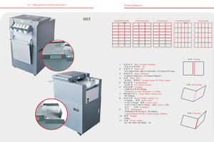 SRA3 Air Suction Automatic Feeding SRA3 A3 A4 Business Card <strong>Cutter</strong> Name Card Slitting Die Cutting Machine - Product Image 2