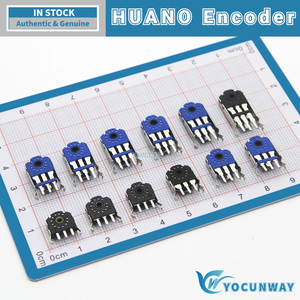 HUANO4.5-5-5.5-7-9-10-11-12-12.6-13-14-15mm新しいロータリーマウススクロールブルーブラックホイールエンコーダー1.74mmホールマーク300万グリッド