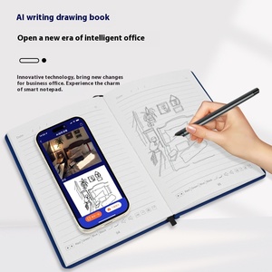Taccuino elettronico intelligente con immagine di sincronizzazione dello schermo di carta per Notebook pittura a mano con copertina in pelle - Product Image 5